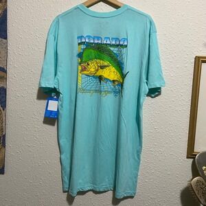 Columbia PFG Mens Dorado Fishing T-Shirt Graphic Print‎ Short Sleeve Tee XL NWT